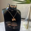 Bow Necklace and Earrings Set - Image 2