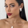 Klara Earrings and Necklace Set - Image 2