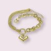 Heart Charm Bracelet