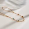 Colorful Beaded Hand Chain - Image 2