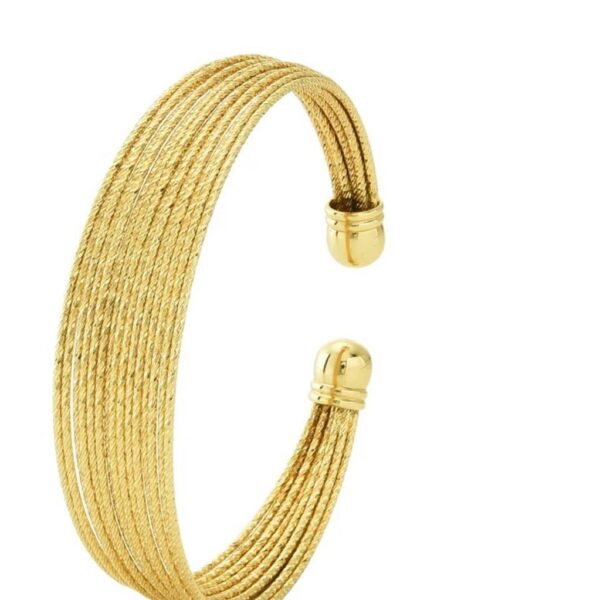 18K Gold filled Bangle - Image 2
