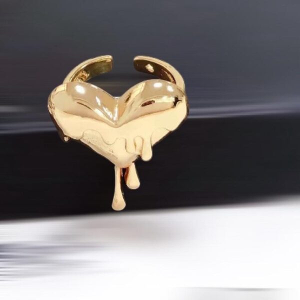 Heart Water Drop Ring - Image 3