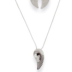 Silver Earrings & Necklace set