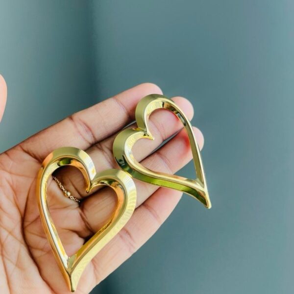Maria Heart Earrings - Image 2