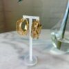 Fashionable Gold Hoops - Image 3