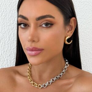 2 Tone Chain Silver and Gold