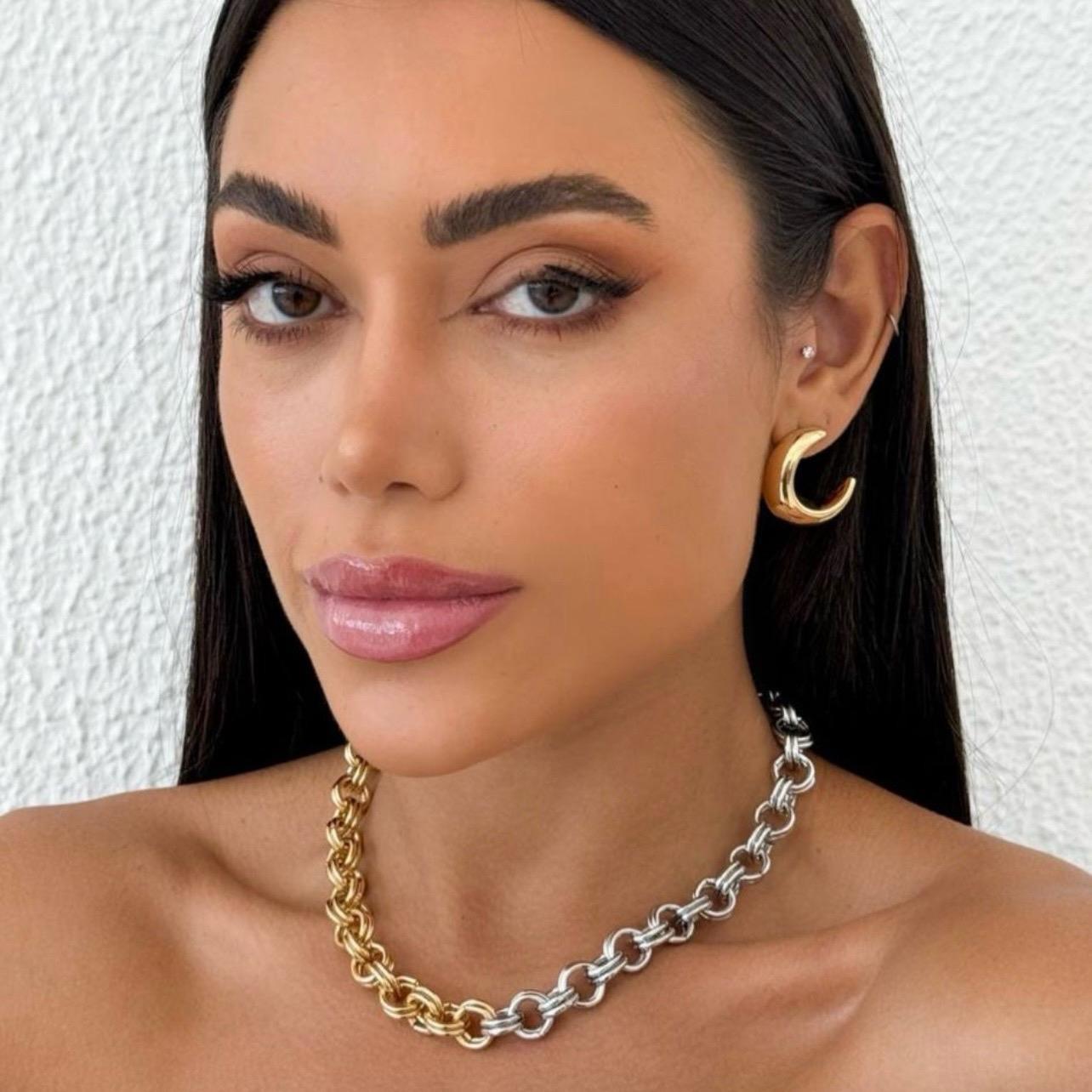 2 Tone Chain Silver and Gold