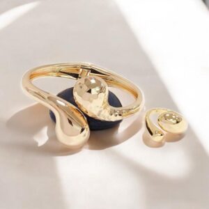 Water Drop Bangle and Ring Set