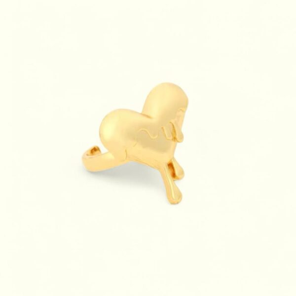 Heart Water Drop Ring - Image 2