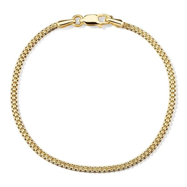 Thin Gold Bismark Bracelet-7inch