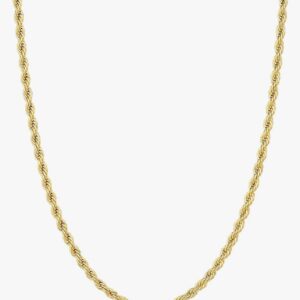 Gold Filled Rope Chain for Men and Women