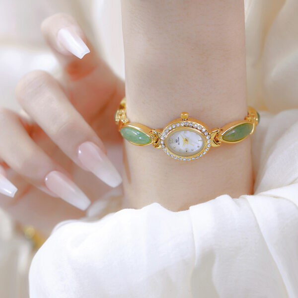 Dongling Stone Hetian Jade Chain Watch - Image 4