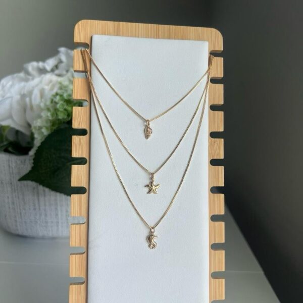 Freya Layered Necklace - Image 3