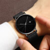 Simple calendar watch male creative waterproof quartz watch